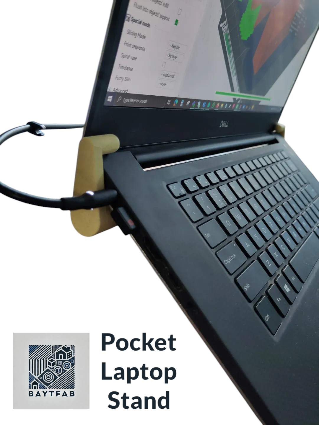 Minimalist Clip-On Laptop Stand – Pocket-Sized Convenience